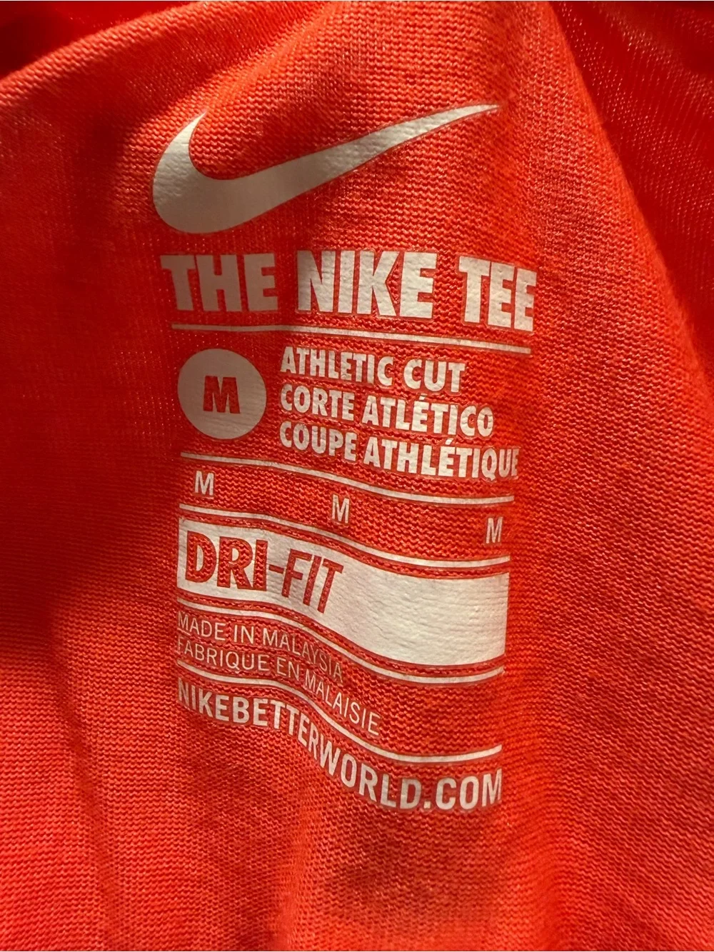 Nike Dri-Fit Workout T-Shirt (medium)